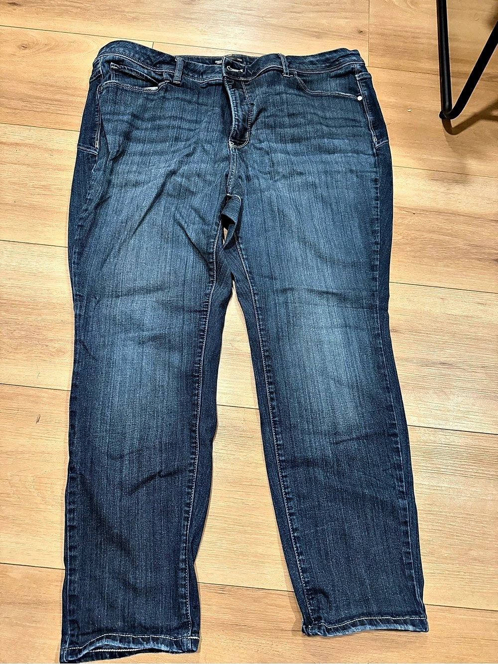 Simply Vera Wang Simply Vera Wang Skinny in Blue Waist 2